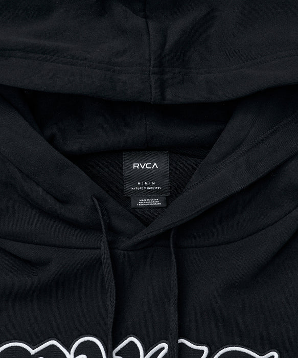 RVCA メンズ BALANCE ARCH OE HD パーカー 【2026年秋冬モデル】 BLK / XL