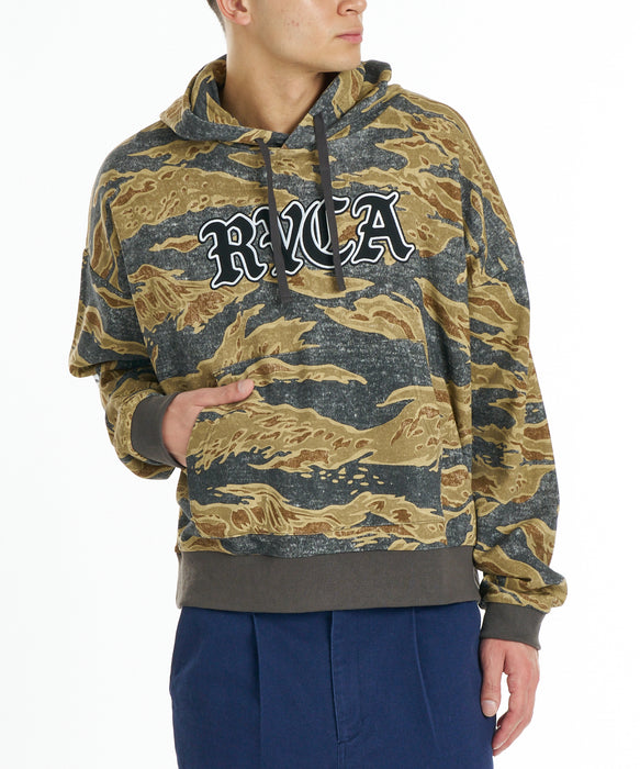 RVCA メンズ BALANCE ARCH OE HD パーカー 【2026年秋冬モデル】 CAM / XL