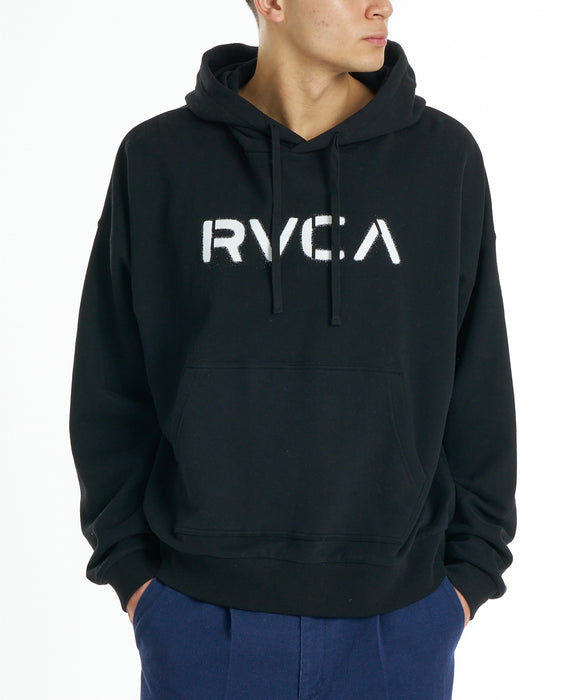 RVCA メンズ STENCIL RVCA HD パーカー 【2026年秋冬モデル】 BLK / XL
