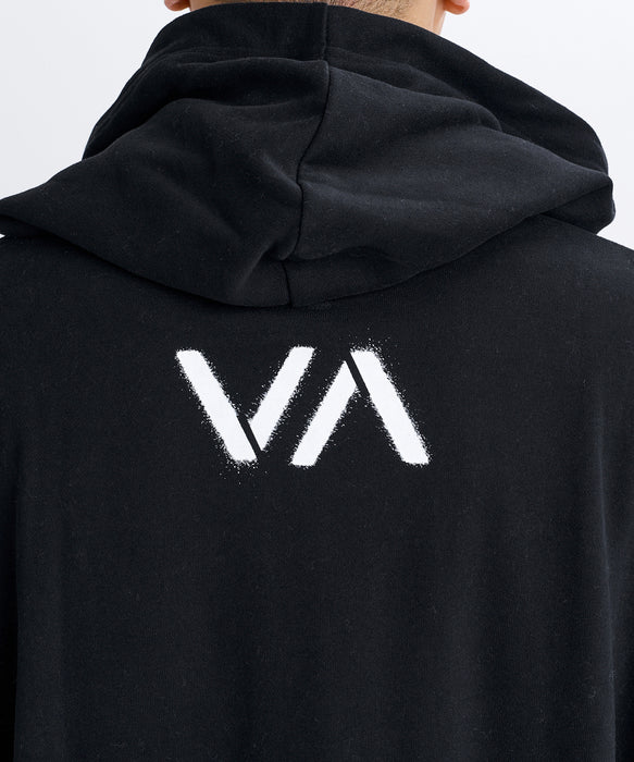 RVCA メンズ STENCIL RVCA HD パーカー 【2026年秋冬モデル】 BLK / XL