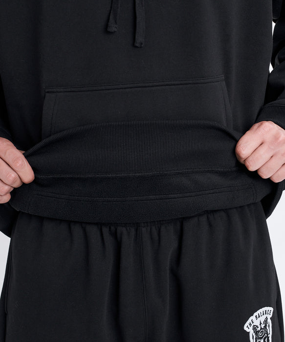 RVCA メンズ BALANCE EMBREM WRWB ZIP HD パーカー 【2026年秋冬モデル】 BLK / XL