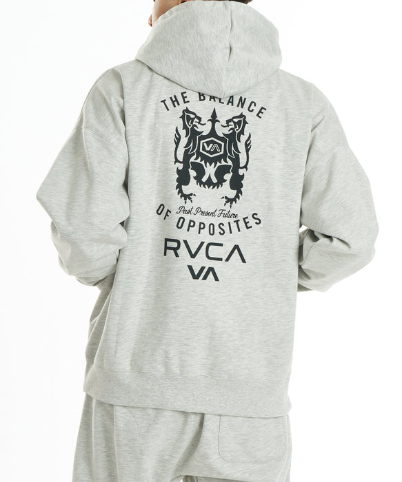 RVCA メンズ BALANCE EMBREM WRWB ZIP HD パーカー 【2026年秋冬モデル】 HGR / XL