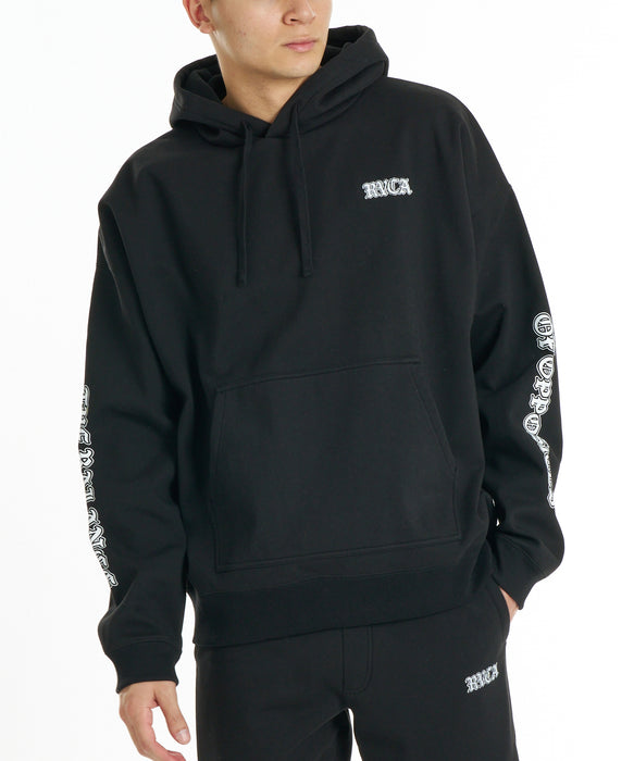 RVCA メンズ SHIELD WRWB HD パーカー 【2026年秋冬モデル】 BLK / XL