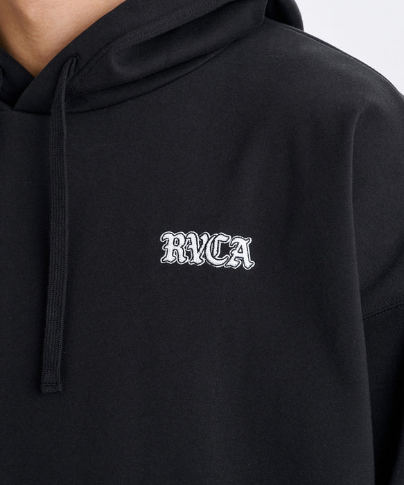 RVCA メンズ SHIELD WRWB HD パーカー 【2026年秋冬モデル】 BLK / XL