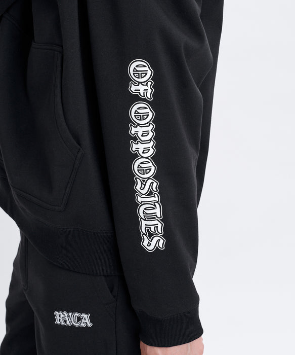 RVCA メンズ SHIELD WRWB HD パーカー 【2026年秋冬モデル】 BLK / XL