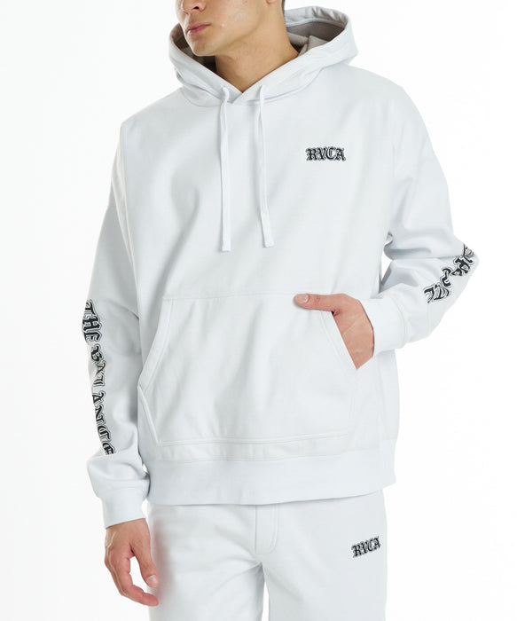 RVCA メンズ SHIELD WRWB HD パーカー 【2026年秋冬モデル】 WHT / XL