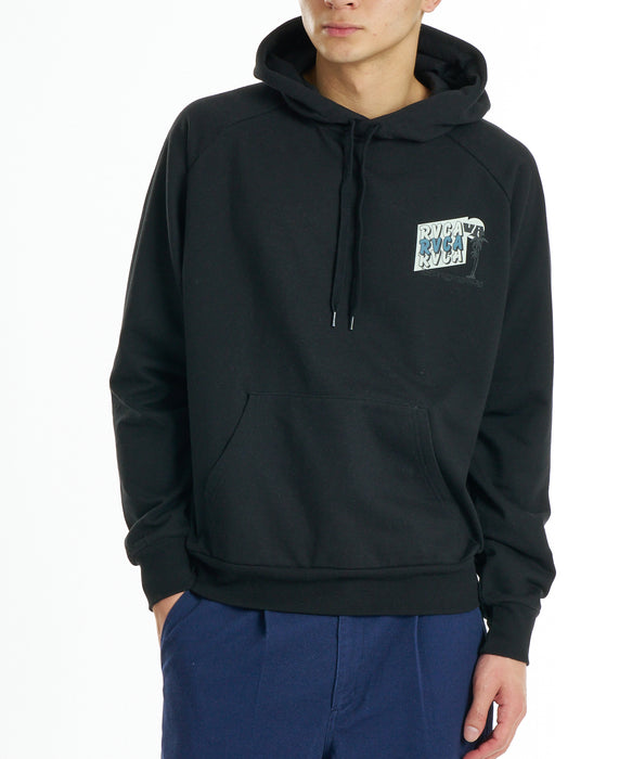 RVCA メンズ ISLE OF TROPCS HD パーカー 【2026年秋冬モデル】 BLK / XL