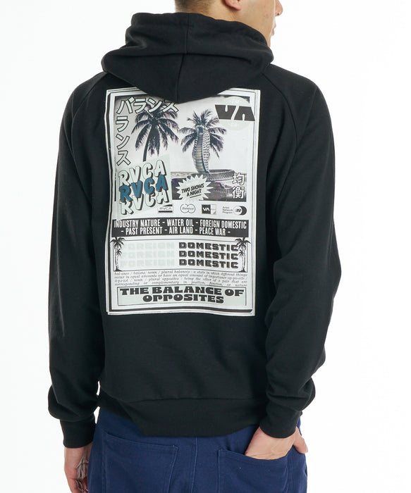 RVCA メンズ ISLE OF TROPCS HD パーカー 【2026年秋冬モデル】 BLK / XL