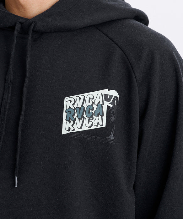 RVCA メンズ ISLE OF TROPCS HD パーカー 【2026年秋冬モデル】 BLK / XL