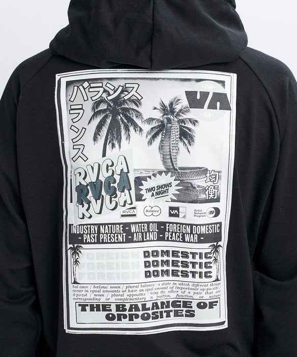 RVCA メンズ ISLE OF TROPCS HD パーカー 【2026年秋冬モデル】 BLK / XL
