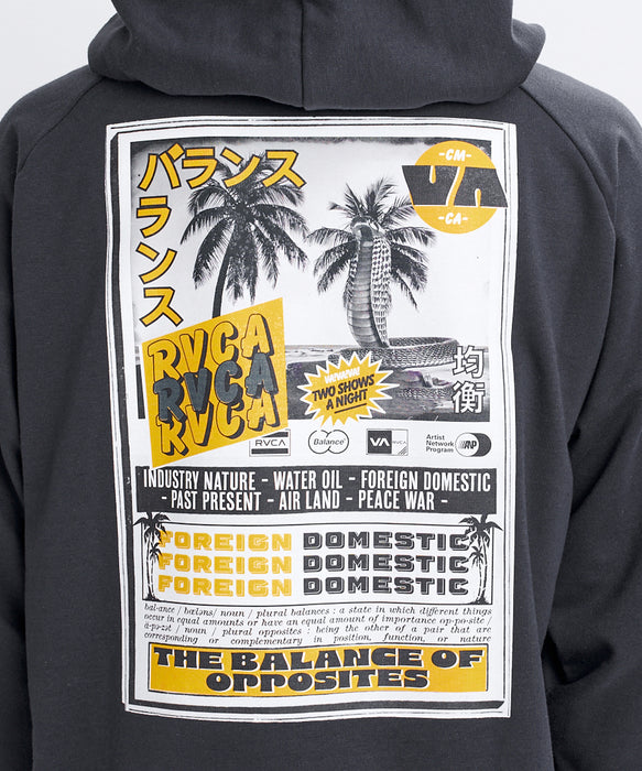 RVCA メンズ ISLE OF TROPCS HD パーカー 【2026年秋冬モデル】 BLU / XL