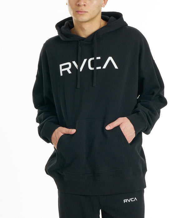 RVCA メンズ BIG RVCA HD パーカー 【2026年秋冬モデル】 BLK / XL