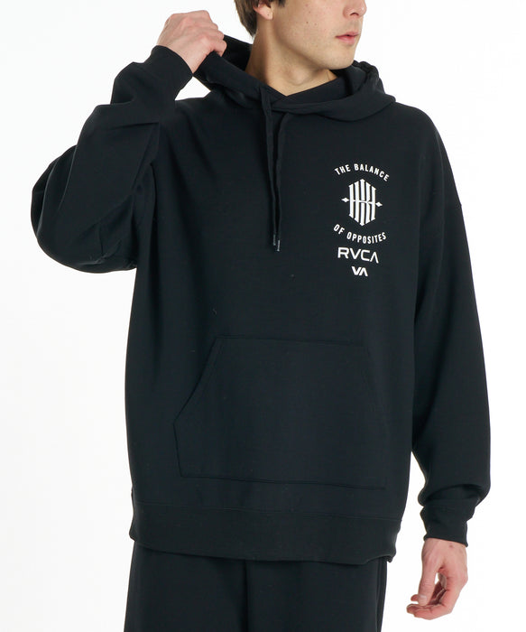 RVCA メンズ KHIXRVCA HD パーカー 【2026年秋冬モデル】 BLK / XL
