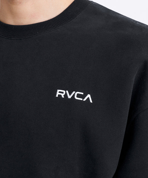 RVCA メンズ BACK SIDE ARCH RVCA CR トレーナー 【2026年秋冬モデル】 BLK / XL