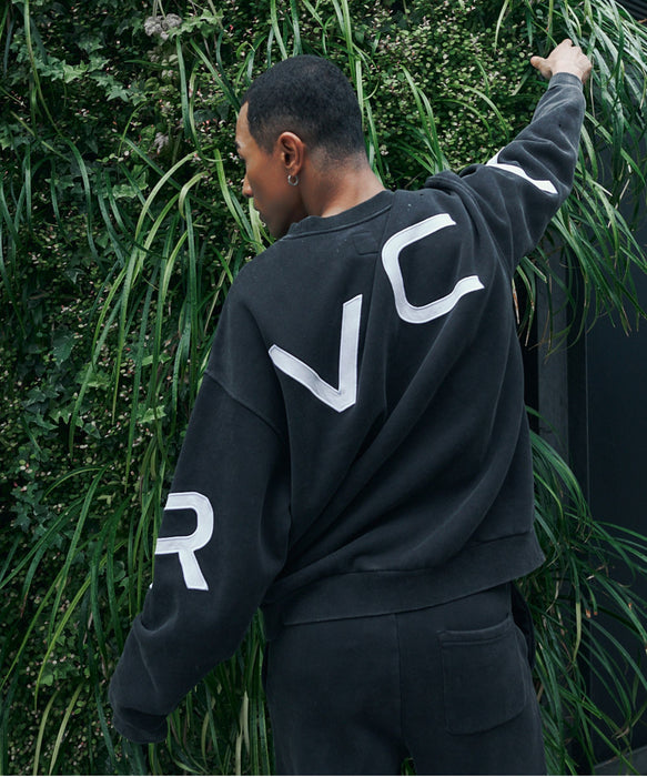 RVCA メンズ BACK SIDE ARCH RVCA CR セットアップ トレーナー 【2026