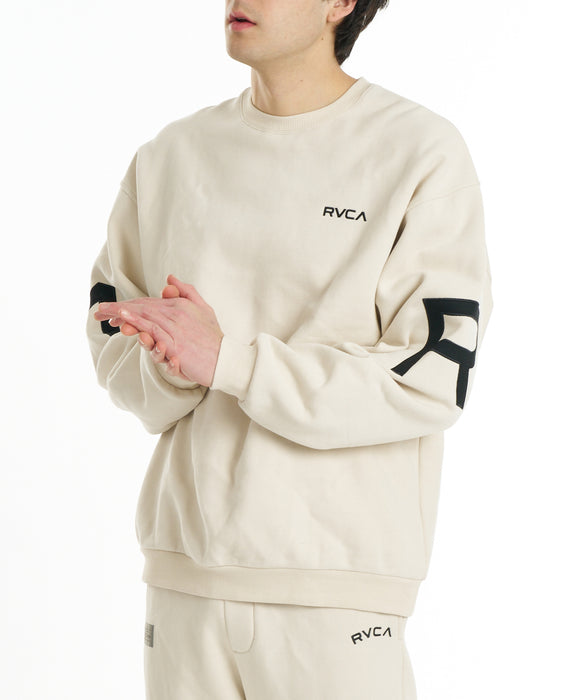 RVCA メンズ BACK SIDE ARCH RVCA CR トレーナー 【2026年秋冬モデル】 CER / XL