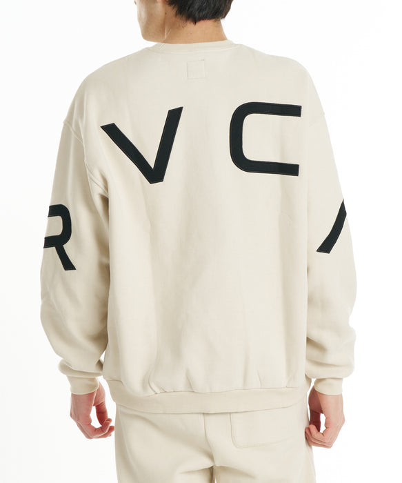 RVCA メンズ BACK SIDE ARCH RVCA CR トレーナー 【2026年秋冬モデル】 CER / XL
