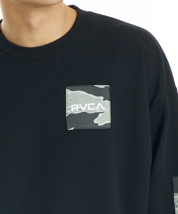RVCA メンズ BALANCE BOX PATCH CR トレーナー 【2026年秋冬モデル】 BLG / XL