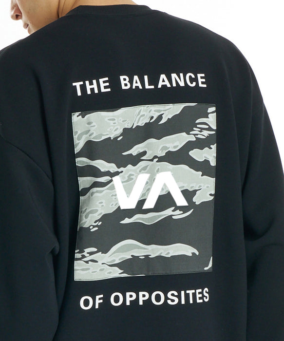 RVCA メンズ BALANCE BOX PATCH CR トレーナー 【2026年秋冬モデル】 BLG / XL