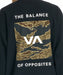 RVCA メンズ BALANCE BOX PATCH CR トレーナー 【2026年秋冬モデル】 BLK / XL