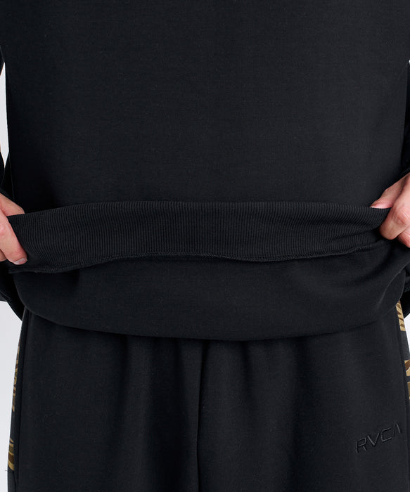 RVCA メンズ BALANCE BOX PATCH CR トレーナー 【2026年秋冬モデル】 BLK / XL