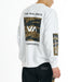 RVCA メンズ BALANCE BOX PATCH CR トレーナー 【2026年秋冬モデル】 WHT / XL
