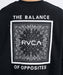 RVCA メンズ BANDANA BALANCE CRAST CR トレーナー 【2026年秋冬モデル】 BLK / XL