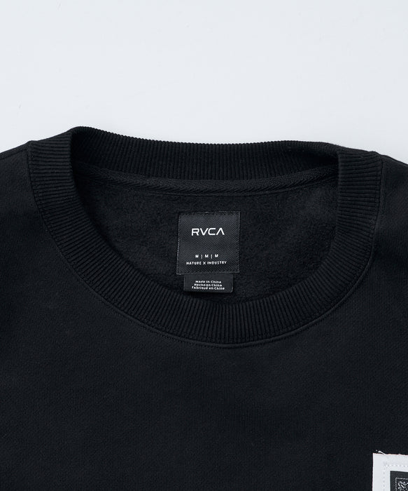 RVCA メンズ BANDANA BALANCE CRAST CR トレーナー 【2026年秋冬モデル】 BLK / XL
