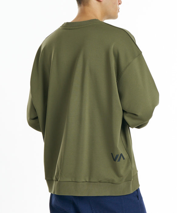 RVCA メンズ NATURE INDUSTRY CR トレーナー 【2026年秋冬モデル】 ARM / XL