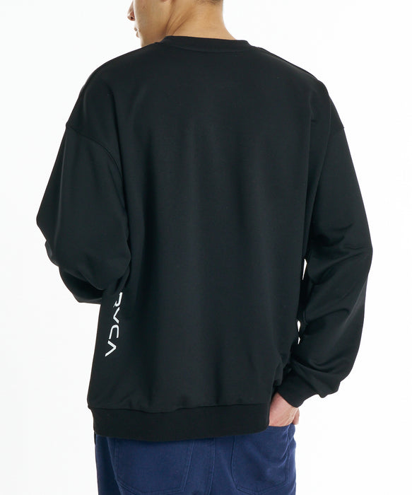 RVCA メンズ NATURE INDUSTRY CR トレーナー 【2026年秋冬モデル】 BLK / XL