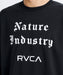 RVCA メンズ NATURE INDUSTRY CR トレーナー 【2026年秋冬モデル】 BLK / XL