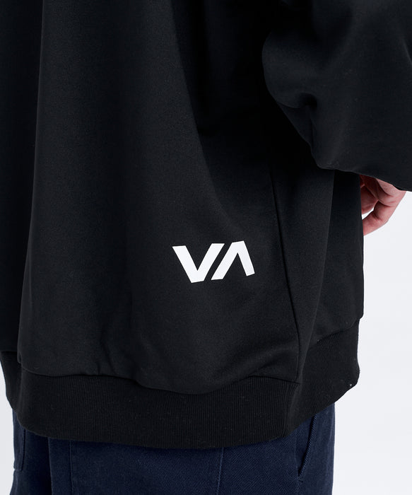 RVCA メンズ NATURE INDUSTRY CR トレーナー 【2026年秋冬モデル】 BLK / XL