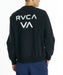 RVCA メンズ STENCIL RVCA CR トレーナー 【2026年秋冬モデル】 BLK / XL