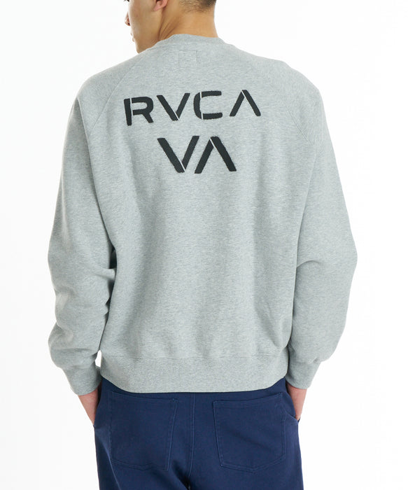 RVCA メンズ STENCIL RVCA CR トレーナー 【2026年秋冬モデル】 HGR / XL