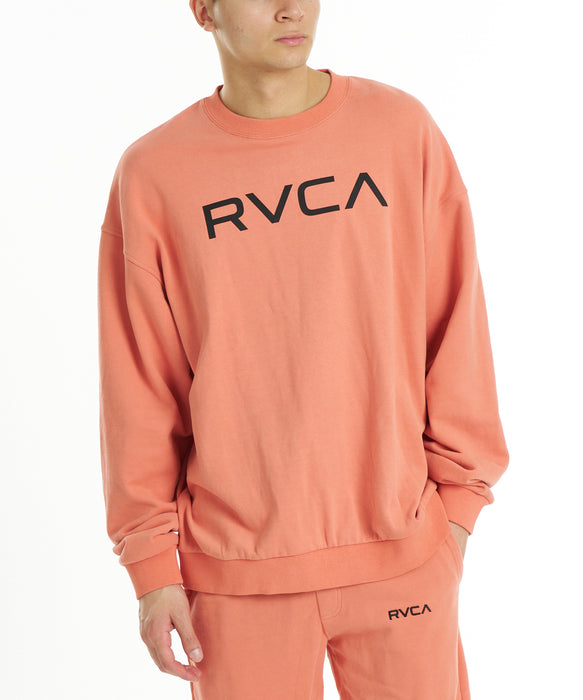 RVCA メンズ BIG RVCA CR トレーナー 【2026年秋冬モデル】 ORG / XL