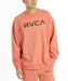 RVCA メンズ BIG RVCA CR トレーナー 【2026年秋冬モデル】 ORG / XL