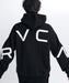 RVCA メンズ BACK SIDE ARCH ZIP HD パーカー 【2026年秋冬モデル】 BLK / XL
