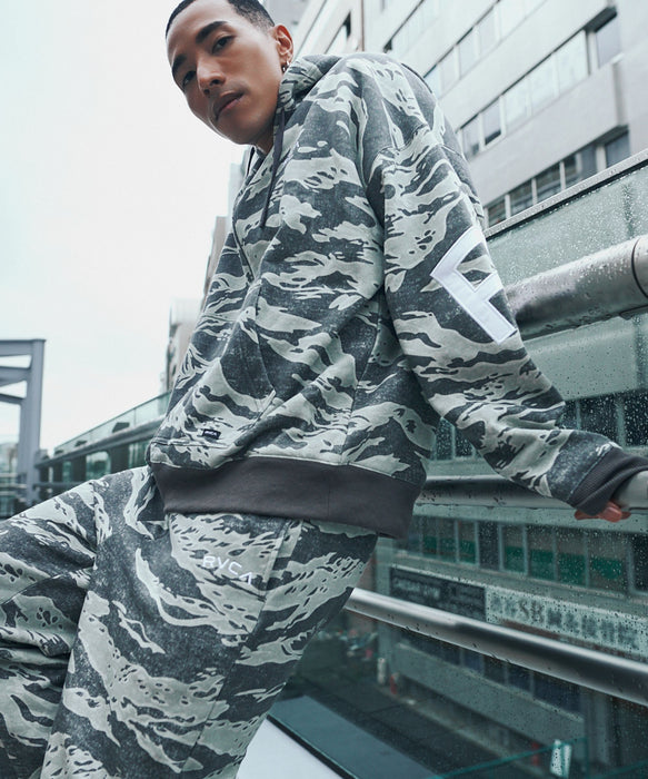 RVCA メンズ BACK SIDE ARCH ZIP HD セットアップ パーカー 【2026年秋冬モデル】