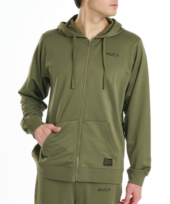 RVCA メンズ RVCA FLEX ZIP HD パーカー 【2026年秋冬モデル】 ARM / XL