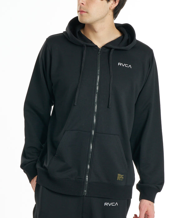 RVCA メンズ RVCA FLEX ZIP HD パーカー 【2026年秋冬モデル】 BLK / XL