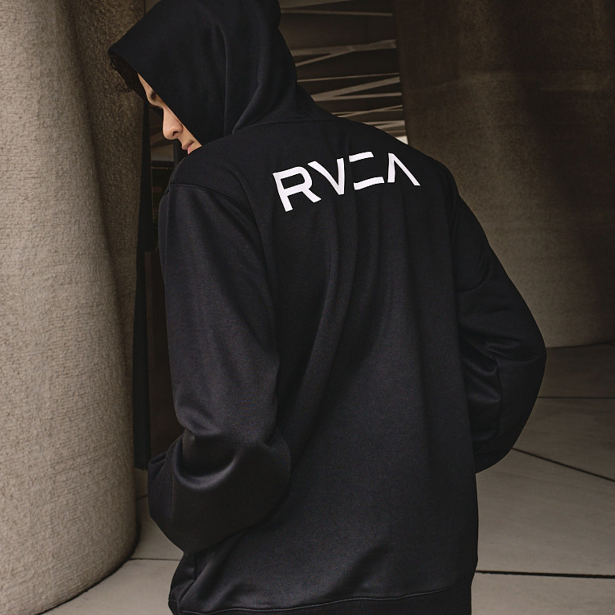 RVCA SPORT メンズ RVCA FLEX ZIP HD 吸水速乾/UVカット/ストレッチ