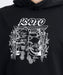 RVCA メンズ KYOTO FOX MASK HD パーカー 【2026年秋冬モデル】 BLK / XL