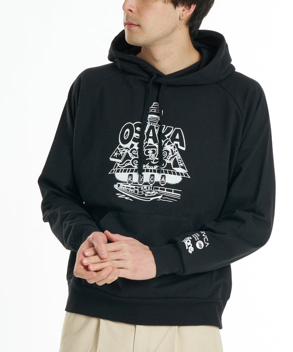 RVCA メンズ OSAKA TAKO HD パーカー 【2026年秋冬モデル】 BLK / XL