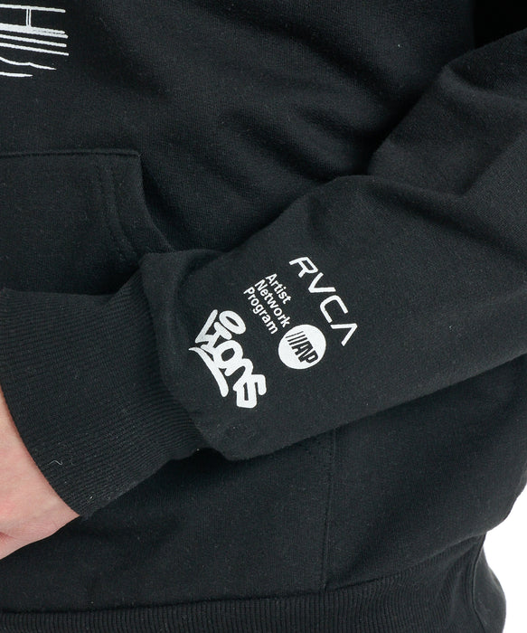 RVCA メンズ OSAKA TAKO HD パーカー 【2026年秋冬モデル】 BLK / XL