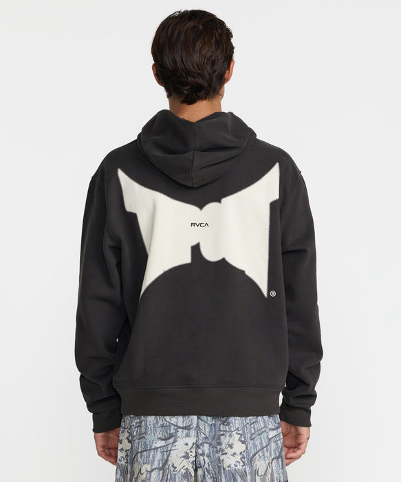 RVCA メンズ TAPOUT P/O HOODIE パーカー 【2026年秋冬モデル】 PTK / XL