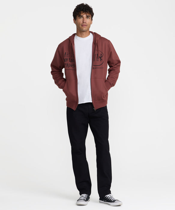 RVCA メンズ HORTON ANP パーカー 【2026年秋冬モデル】 RDE / XL
