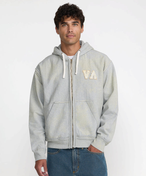 RVCA メンズ NETWORK ZIP HOOD パーカー 【2026年秋冬モデル】 HGR / XL
