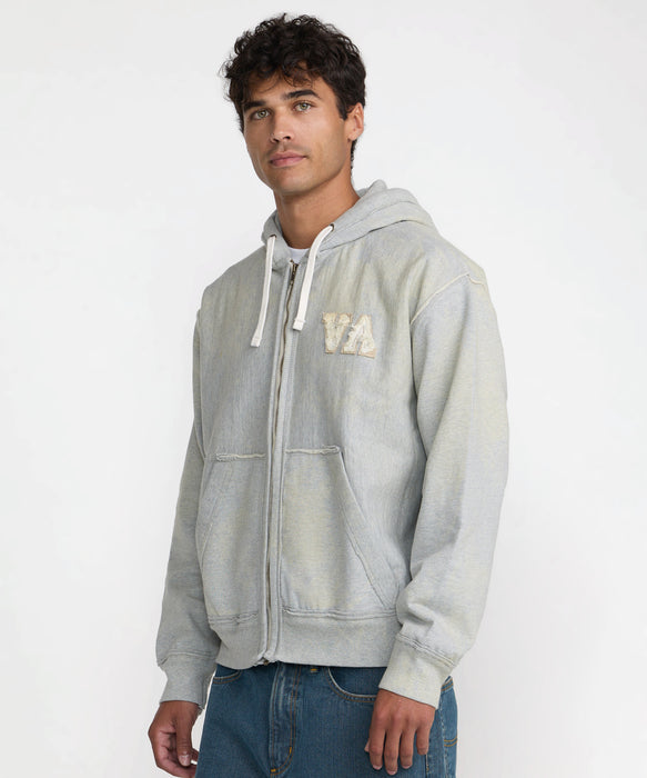 RVCA メンズ NETWORK ZIP HOOD パーカー 【2026年秋冬モデル】 HGR / XL
