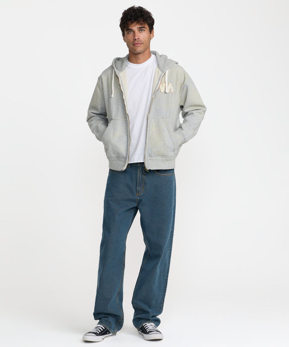 RVCA メンズ NETWORK ZIP HOOD パーカー 【2026年秋冬モデル】 HGR / XL