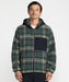 RVCA メンズ DEL MAR SHERPA ZIP パーカー 【2026年秋冬モデル】 ABG / XL